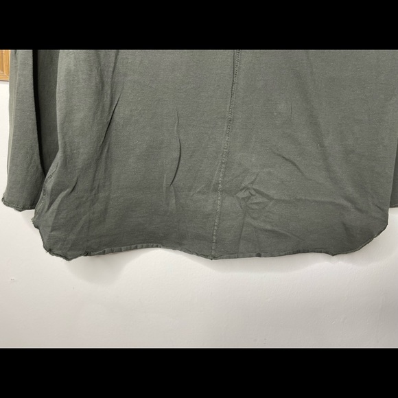 H&M DIVIDED stitched long sleeve hemline & sleeves, lightweight, oversized, NWOT - Picture 7 of 11